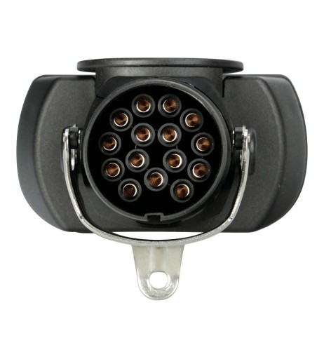 Adattatore compatto da spina 15 poli a 2 prese 7 poli 24V