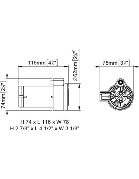Compressore Marco M2 per tromba elettropneumatica 12V