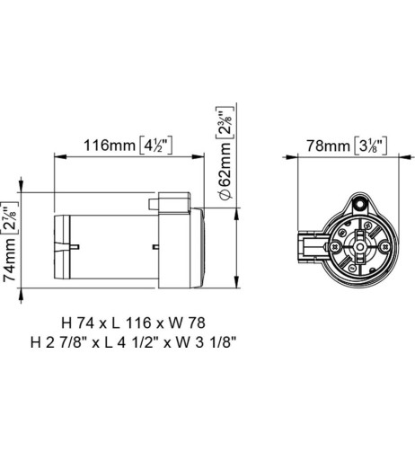 Compressore Marco M2 per tromba elettropneumatica 24V