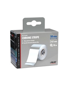 Film adesivo cromato ultrasottile auto 10 metri larghezza 50mm 2