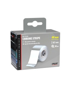 Film adesivo cromato ultrasottile auto 10 metri larghezza 40mm 2