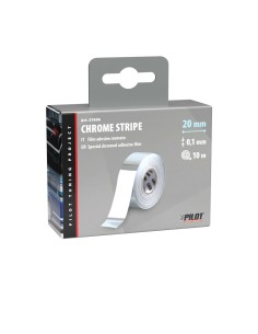 Film adesivo cromato ultrasottile auto 10 metri larghezza 20mm 2