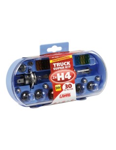 Valigetta kit lampade ricambio 30pz Lampa 24V 2x H4