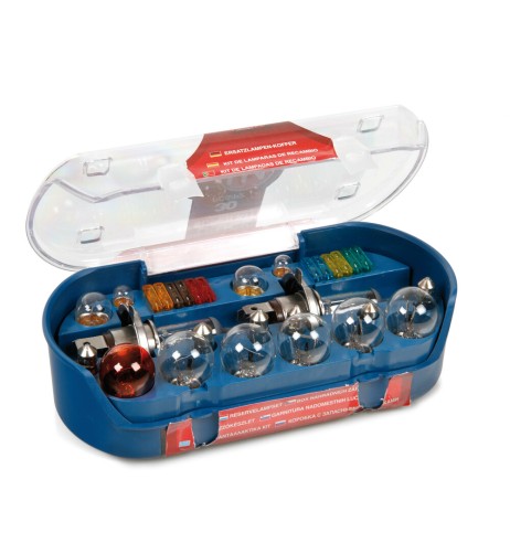 Valigetta kit lampade ricambio 30pz Lampa 24V 2x H4