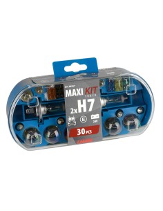 Valigetta kit lampade ricambio 30pz Lampa 24V 2x H7