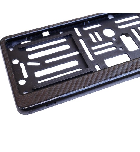 Portatarga posteriore universale in carbonio PTX CF