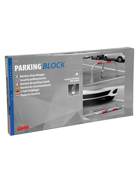 Barriera protezione posto auto parcheggio lucchetto