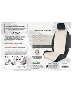 Coppia coprisedili anteriori universali in carta tessile traspirante 2
