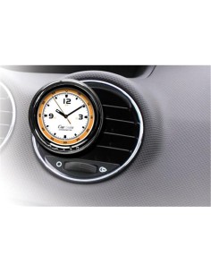 Orologio analogico auto camion Carlinea Sport arancio e bianco 2