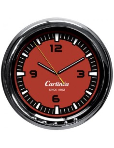 Orologio analogico auto camion Carlinea Crono nero e rosso corsa