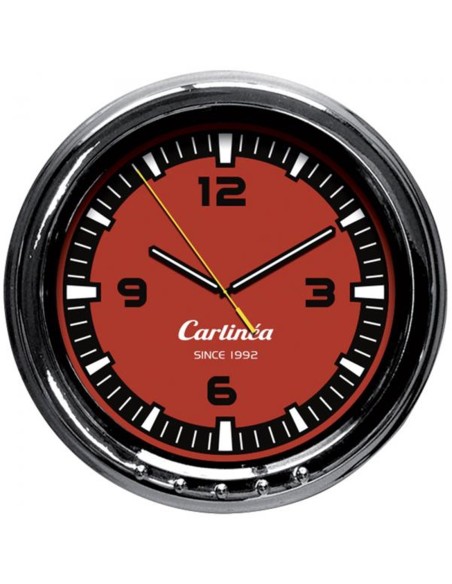 Orologio analogico auto camion Carlinea Crono nero e rosso corsa