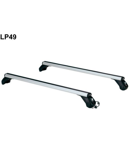 Kit barre portatutto LP49 per Jeep Compass senza profili 2017 2025