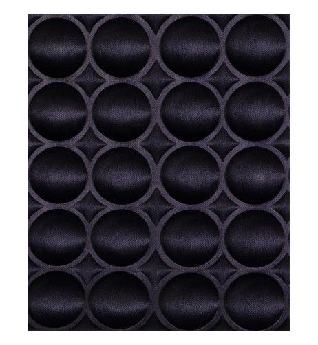 Coprisedile singolo schienale ergonomico rilassante blu