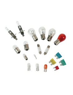 Kit lampadine di ricambio 19 pezzi H1 12V lampadine stop e direzione fu 2