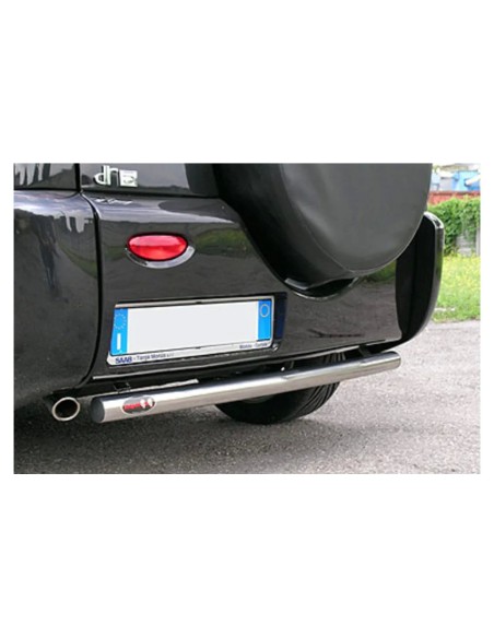 Tubo protezione posteriore inox lucido DR Dr5 dal 2007