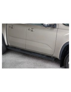 Pedane laterali acciaio inox 70mm BLACK Volkswagen Amarok dal 2023