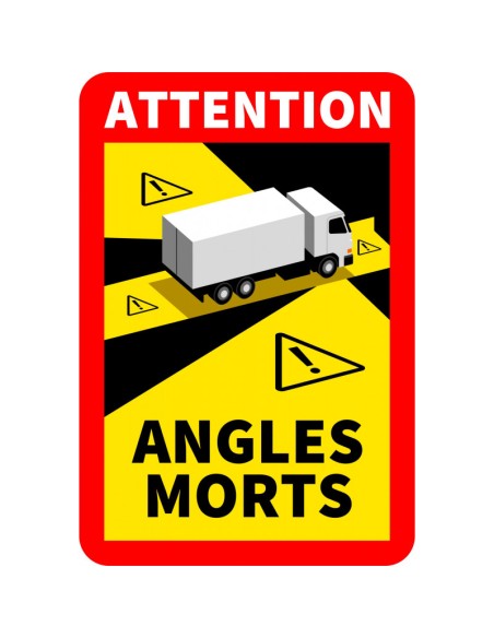Adesivo Angolo Morto 250x170mm immagine camion