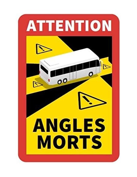 Adesivo Angolo Morto 250x170mm immagine bus