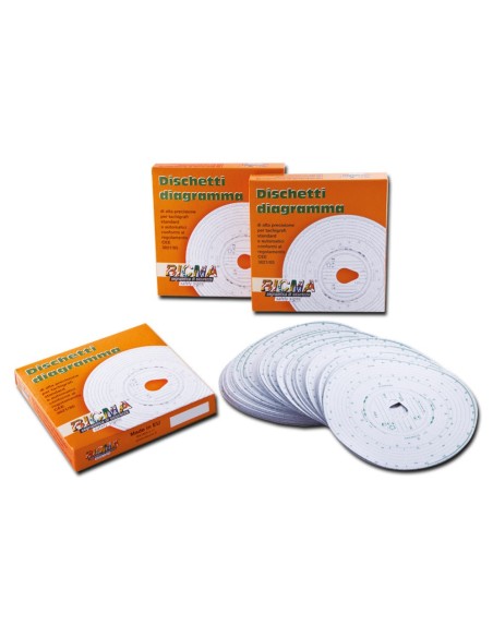 100pz Dischi Tachigrafi omologati 140km h
