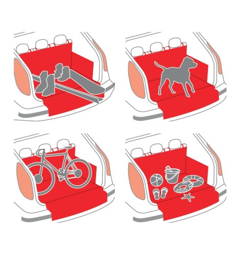 Vasca baule bagagliaio universale impermeabile di protezione