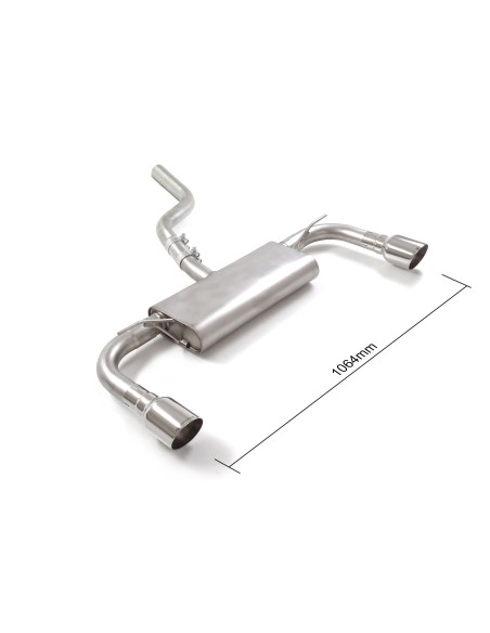 Scarico Ragazzon 50 1160 61 omologato Ford Focus MK4 1 5 Ecoboost 110 134kw