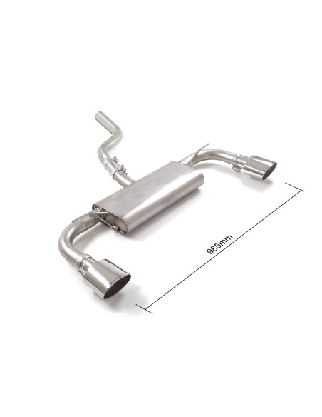 Scarico Ragazzon 50 1161 12 omologato Ford Focus MK4 1 5 Ecoboost 110 134kw
