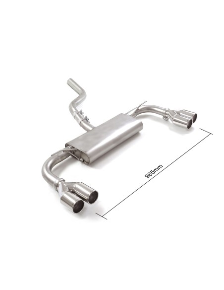 Scarico Ragazzon 50 1161 26 omologato Ford Focus MK4 1 5 Ecoboost 110 134kw