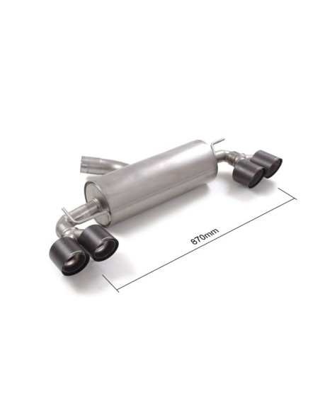 Scarico Ragazzon 50 0952 84 omologato Toyota Yaris GR Four 1 6 192kw