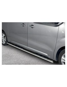 Pedane laterali acciaio inox lucido ovali Citroen Jumpy MWB dal 2016