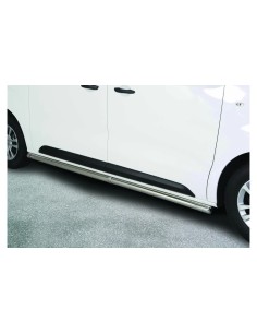 Tubi laterali di protezione acciaio inox lucido 60mm Citroen Jumpy LWB dal 