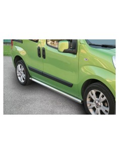 Tubi laterali di protezione acciaio inox lucido 60mm Fiat Fiorino dal 2007