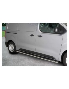 Pedane laterali acciaio inox lucido ovali Fiat Scudo MWB dal 2022