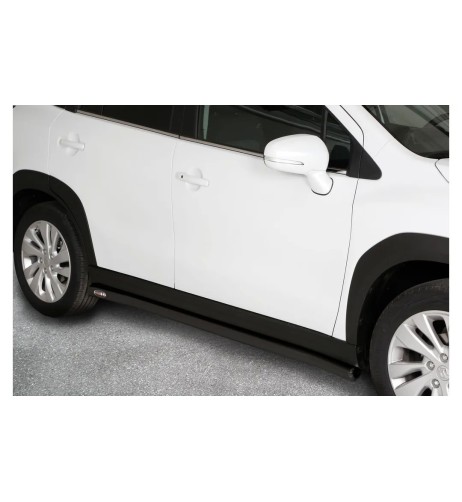 Tubi laterali di protezione inox Black 60mm Suzuki S Cross Hybrid dal 2022