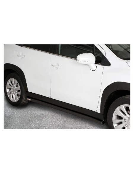 Tubi laterali di protezione inox Black 60mm Suzuki S Cross Hybrid dal 2022