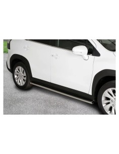 Pedane laterali acciaio inox lucido ovali Suzuki S Cross Hybrid dal 2022