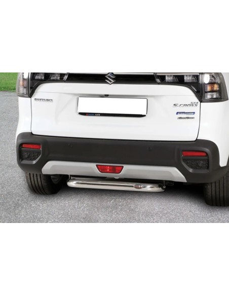 Tubo protezione posteriore inox lucido 60mm Suzuki S Cross Hybrid dal 2022