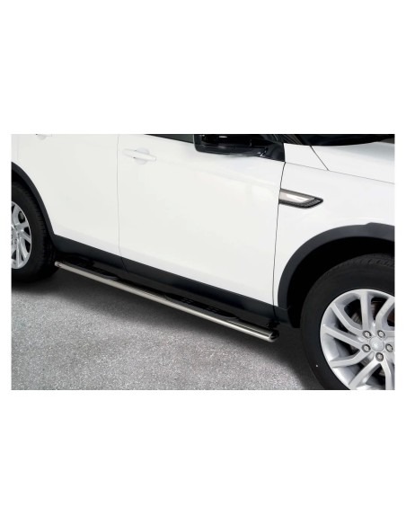 Pedane laterali acciaio inox lucido ovali Land Rover Discovery Sport dal 20