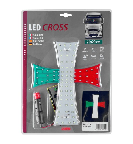 Croce a Led 24V per Camion Italia