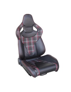 Sedile sportivo reclinabile Simoni Racing Jackie eco pelle leva a destra