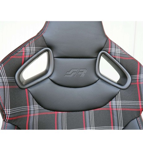 Sedile sportivo reclinabile Simoni Racing Jackie eco pelle leva a destra