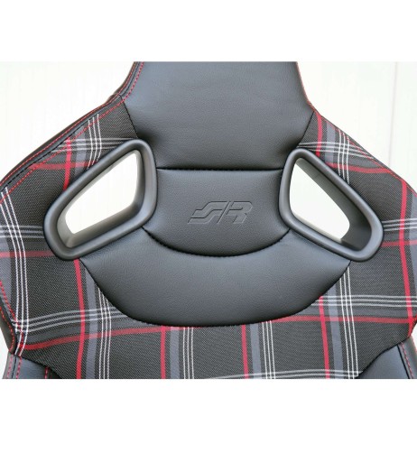 Sedile sportivo reclinabile Simoni Racing Jackie eco pelle leva a destra