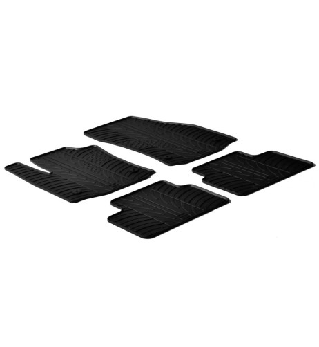 Set tappetini su misura gomma per OPEL Meriva 2010 2017