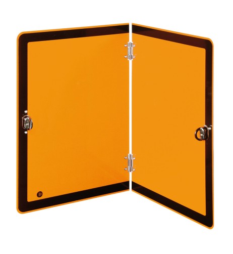 Pannello A D R neutro in alluminio 300x400mm