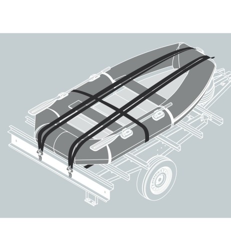 G4 Kit 2 anelli in acciaio per ancoraggio carichi 180kg