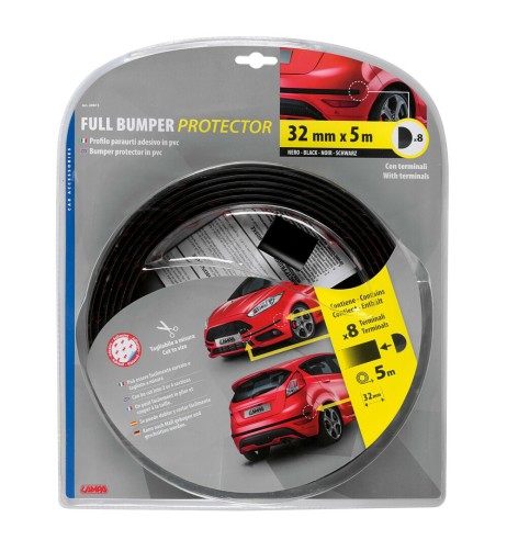 Profilo salvaparaurti salvaporta adesivo in PVC 5 metri 32mm