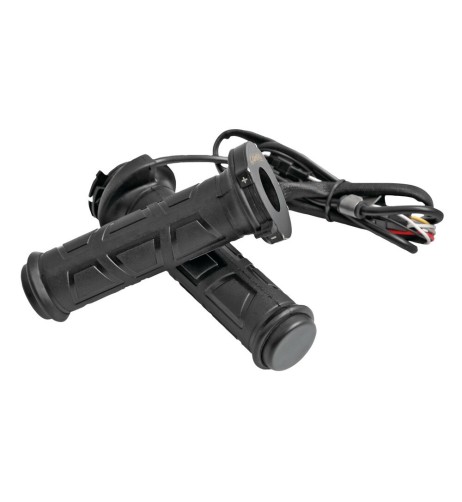 Manopole moto riscaldate 12V con interruttore per manubri 22mm
