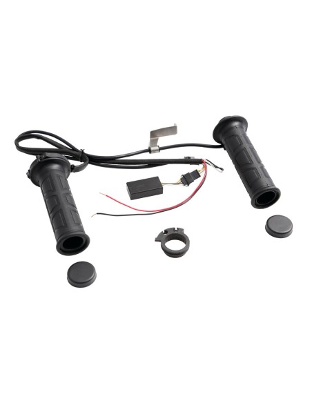 Manopole moto riscaldate 12V con interruttore per manubri 22mm