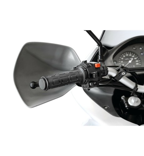 Manopole moto riscaldate 12V con interruttore per manubri 22mm