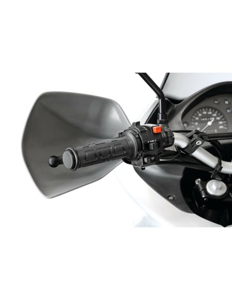 Manopole moto riscaldate 12V con interruttore per manubri 22mm