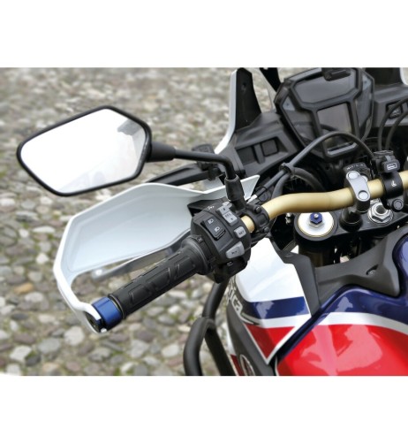 Manopole moto riscaldate 12V con interruttore per manubri 22mm